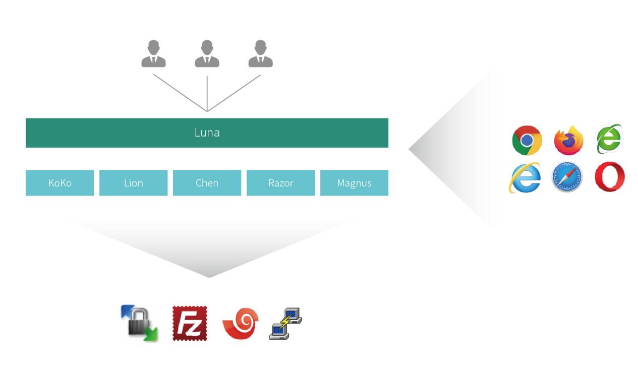 兼容纯浏览器和传统终端的访问模式